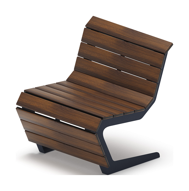 Скамья - МФ 42.02.02-10 (Темный дуб) Д:780  (под анкера)