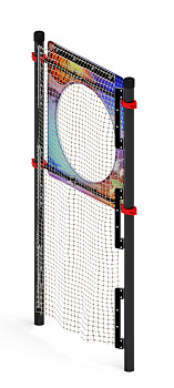 Мишень на стойках круглая