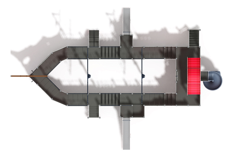 Флагман (Мульт) - ДИК 2.03.3.03-10.И1 - Игровой комплекс - H=1200 H=1500 H=2000