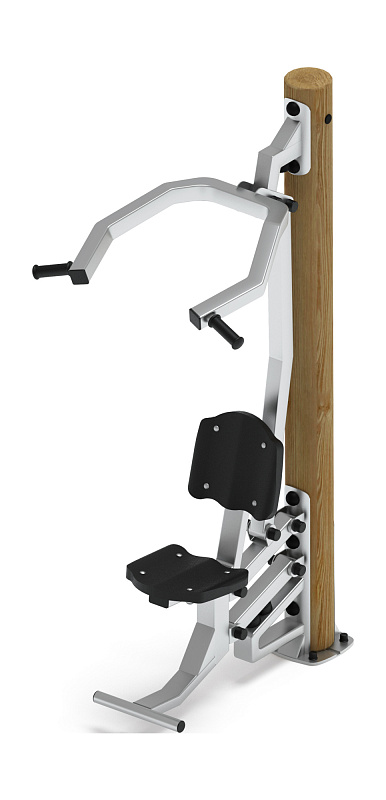 Тренажер тяга верхняя (лиственница орех) СТ 007-Л.И2.02