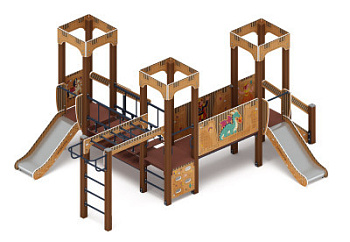 Королевство (Картонное) - ДИК 1.15.08-12 - Игровой комплекс H=750