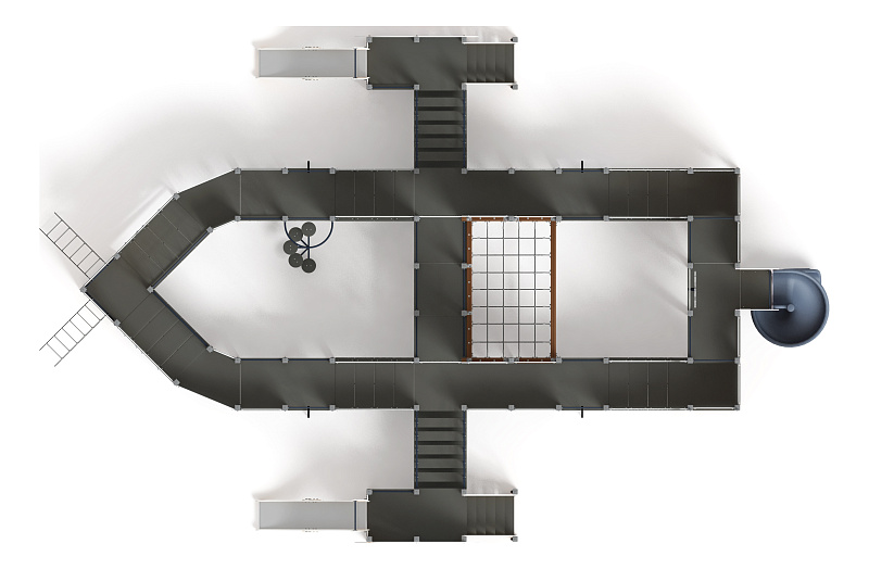 Пароход (Немо)  - ДИК 2.03.3.05-02.И1 - Игровой комплекс H=1200 H=2000