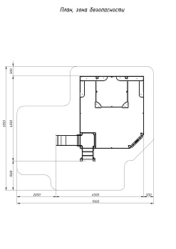 Песочный дворик с горкой Королевство (Замок) - ИО 6.15.01-01 H=750