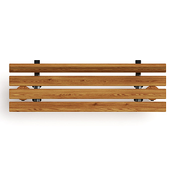 Скамья (лиственница темный) МФ 42.04.02-Л.И1.01