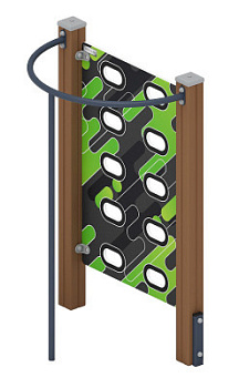 Стенка для лазанья тип 2 - СО 1.20.05-01 (зеленый принт)