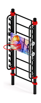 Баскетбольный щит переменной высоты