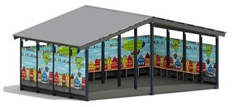 Теневой навес (Город) - МФ 70.6.4-01