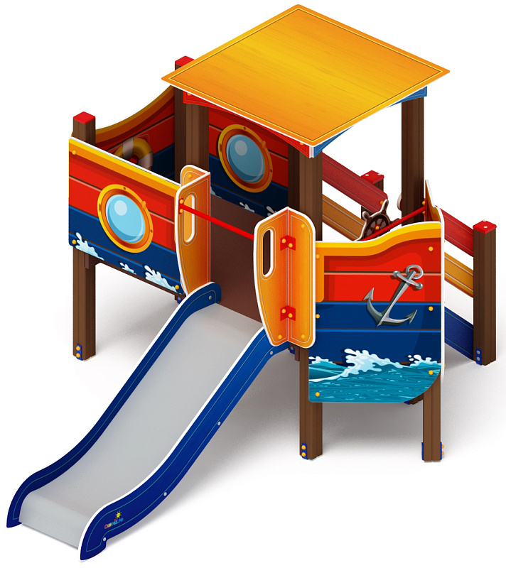 Катерок (Морской стиль) - ДИК 1.03.3.01 - Игровой комплекс H=750