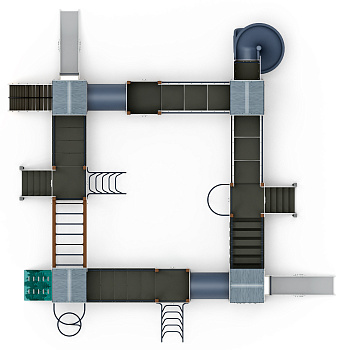 Остров детства (Тайга) - ДИК 2.01.8.02-23.И1 - Игровой комплекс H=1200 H=2000