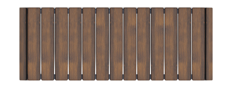 Скамья - МФ 42.02.04 (Темный дуб) Г:580  (под анкера)