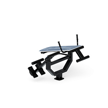 Гиперэкстензия+ лавка пресс (серый) СТ 038-13