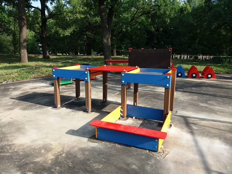 Песочница тройная комбинированная - ДОВ 50.01.06 - Забота