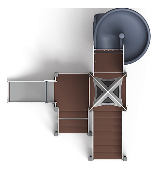 Космопорт (Серый) - ДИК 2.14.04-01.И1 - Игровой комплекс H=750 H=2000