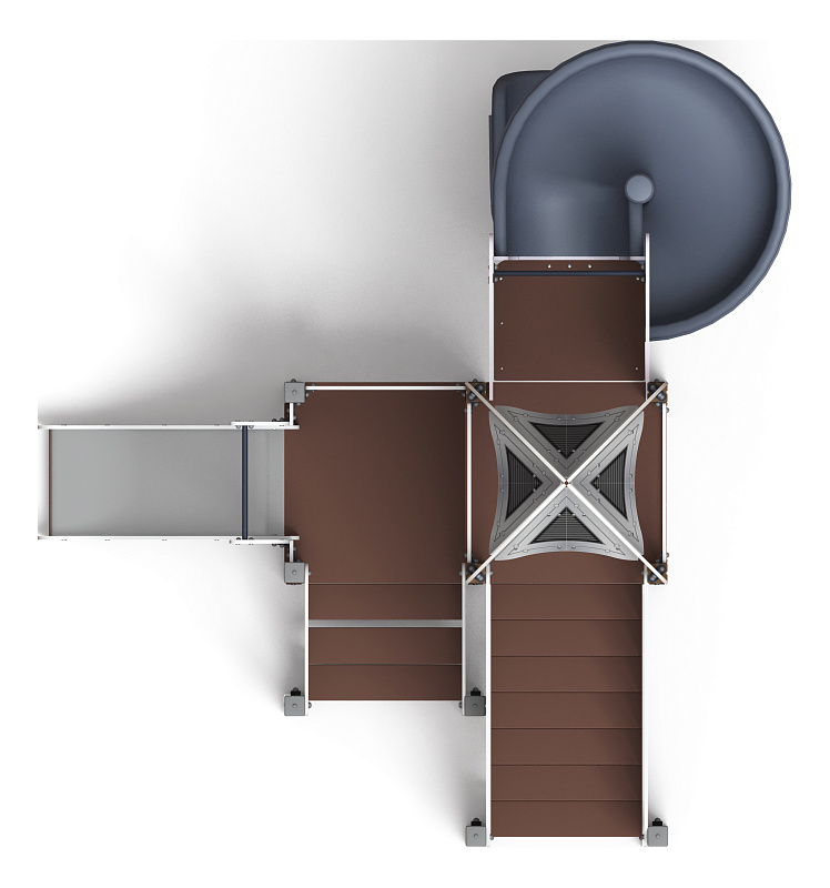 Космопорт (Серый) - ДИК 2.14.04-01.И1 - Игровой комплекс H=750 H=2000