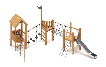 Игровой комплекс (лиственница) ДИК 2.24.02-Л.И1
