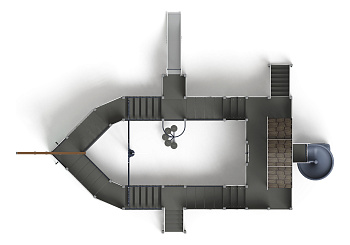 Фрегат (Летучий Голландец) (винтовой скат) горка Н 1500 горка Н 2000 ДИК 2.03.3.04-11.И1