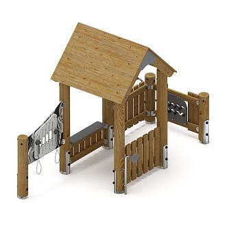 Домик (лиственница орех) МФ 10.24.01-Л.И1.02