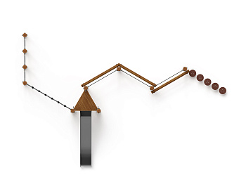 Игровой комплекс (лиственница темный) ДИК 2.24.07-Л.И1.01