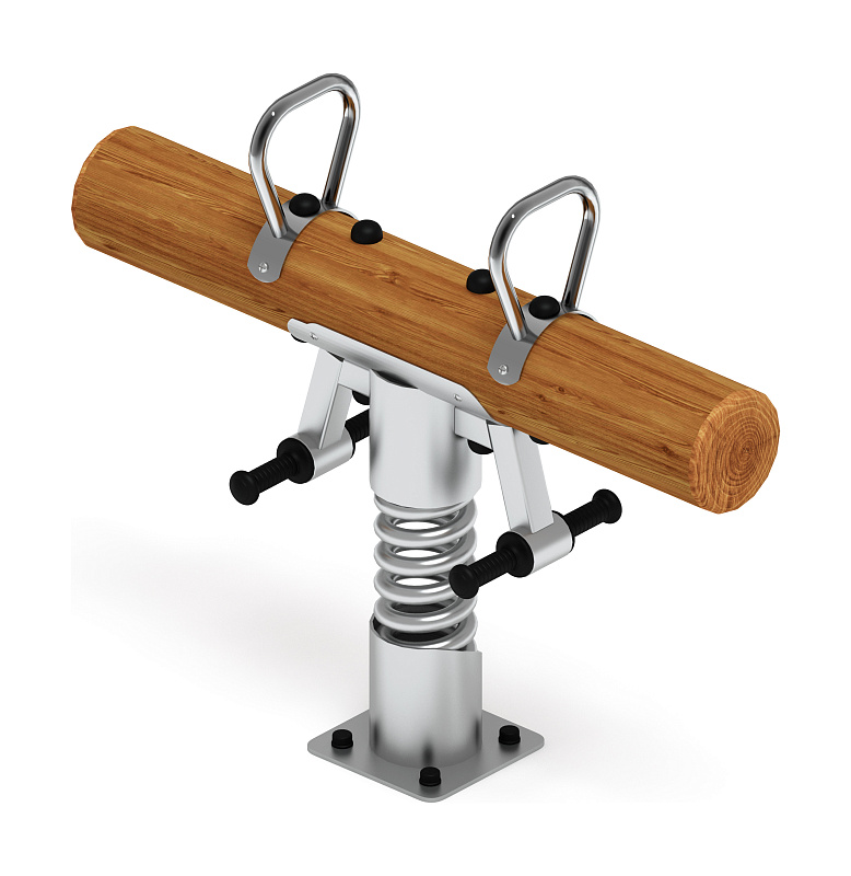 Качалка на пружине (Лиственница темный) ИО 22.24.01-Л.01