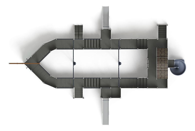 Флагман (Летучий Голландец) - ДИК 2.03.3.03-11.И1 - Игровой комплекс - H=1200 H=1500 H=2000