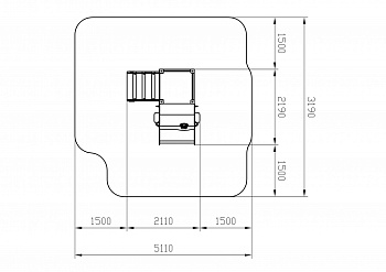 Машинка (серая) - Беседка машинка - МФ 10.03.06-02