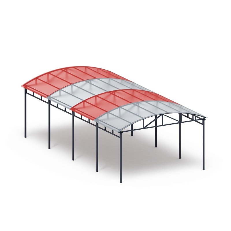 Теневой навес на 8 тренажеров - МФ 752.02 - Спорт