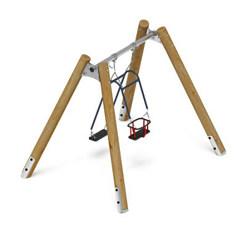 Качели семья (Лиственница орех) ИО 11.Р.07.01-Л.И1.02