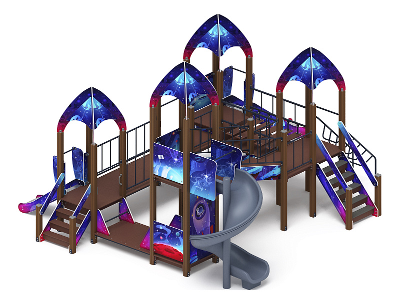 Космопорт (Космос) - ДИК 2.14.02-02.И1 - Игровой комплекс H=750 H=1200 H=2000