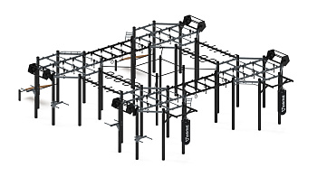 Многофункциональный спортивный комплекс (серый) МК 100.02-03