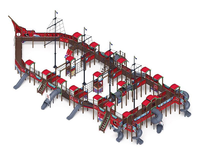 Шхуна (Мульт) (винтовой скат) горка Н 1200, горка Н 2000 ДИК 2.03.3.07-10