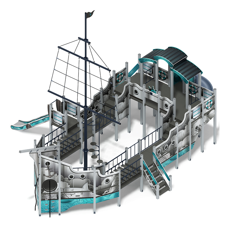 Фрегат (Лагуна) (винтовой скат) горка Н 1500 горка Н 2000 ДИК 2.03.3.04-12.И1