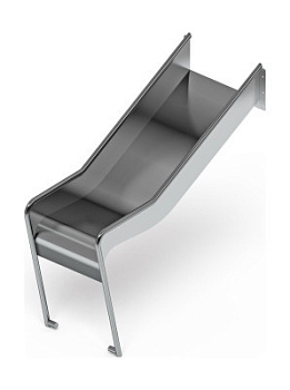 Горка из нержавеющей стали приставная 600 SNP 600.470-02