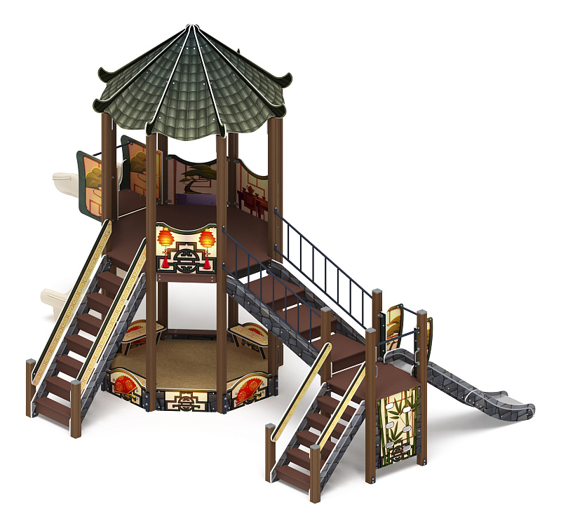 Карнавал (Шанхай) - ДИК 2.22.02-02.И1 - Игровой комплекс H=1200 H=2000